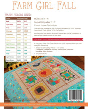 Load image into Gallery viewer, FARM GIRL FALL CROSS STITCH by Lori Holt Lori Holt