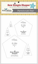 Load image into Gallery viewer, Sew Simple Shapes Farmhouse Star Templates by Lori Holt Riley Blake