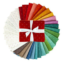 Load image into Gallery viewer, BEE CROSS STITCH FQB FABRIC by Lori Holt 35 fabric pieces for Riley Blake Stitch It Up VA