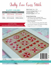 Load image into Gallery viewer, Quilty Love Cross Stitch Pattern w / DMC thread by Lori Holt It's Sew Emma