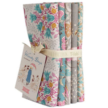 Load image into Gallery viewer, Tilda Windy Days FQB Fabric Choose From Blue, Camel/Coral, Red/Pink,  Grey/ Teal, Aella Stitch It Up VA