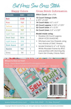 Load image into Gallery viewer, Cut Press Sew Cross Stitch Pattern by Lori Holt Stitch It Up VA
