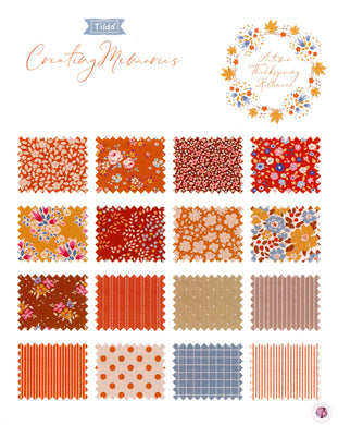 Tilda Creating Memories Autumn Seasonal Basics Collection FQB Fabric (16)