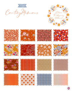Tilda Creating Memories Autumn Seasonal Basics Collection FQB Fabric (16)