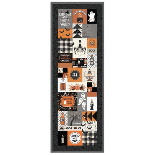 Pumpkins & Potions Ladder Quilt Kit by Kimberbell has arrived!  Having fun while making this adorable ladder quilt and showing off the finished project