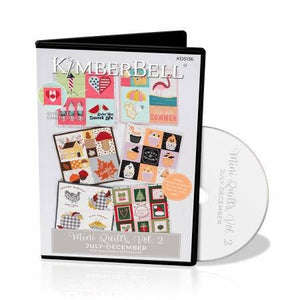 Mini Quilts Machine Embroidery CD by Kimberbell Designs