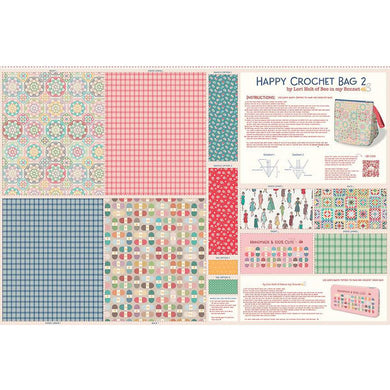 Happy Crochet Bag 2 by Lori Holt Panel
