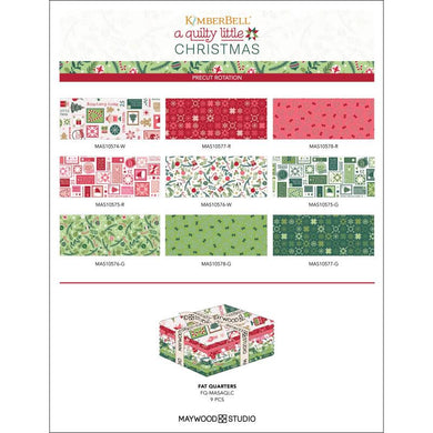 Quilty Little Christmas FQB Fabric Precuts