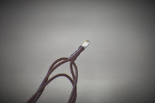 Load image into Gallery viewer, Primitive Lights 35 Warm White Tiny Bulbs on Brown Wire by WHD or 50 Warm White Lights
