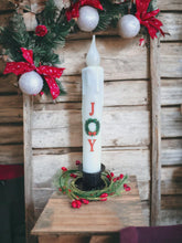 Load image into Gallery viewer, Wrought Iron Taper Candle Holder Round Black