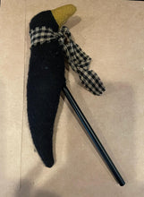 Load image into Gallery viewer, Crows on Stick Pack of 6/Primitive /Country/Home Decor