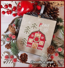 Load image into Gallery viewer, Christmas Vintage Series Cross Stitch Patterns by Crocette a gogo
