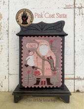 Load image into Gallery viewer, Blue Coat Santa OR Pink Coat Santa Cross Stitch Patterns by Teresa Kogut/PREORDER