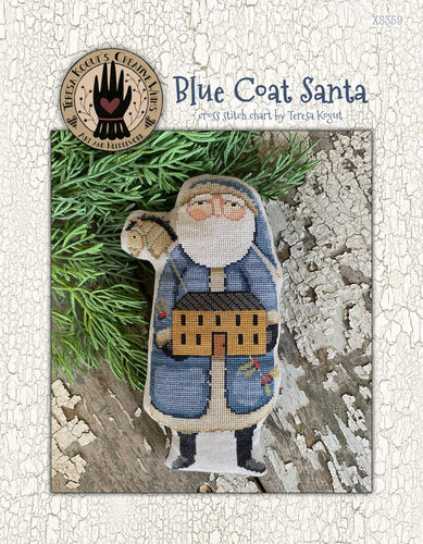 Blue Coat Santa OR Pink Coat Santa Cross Stitch Patterns by Teresa Kogut/PREORDER