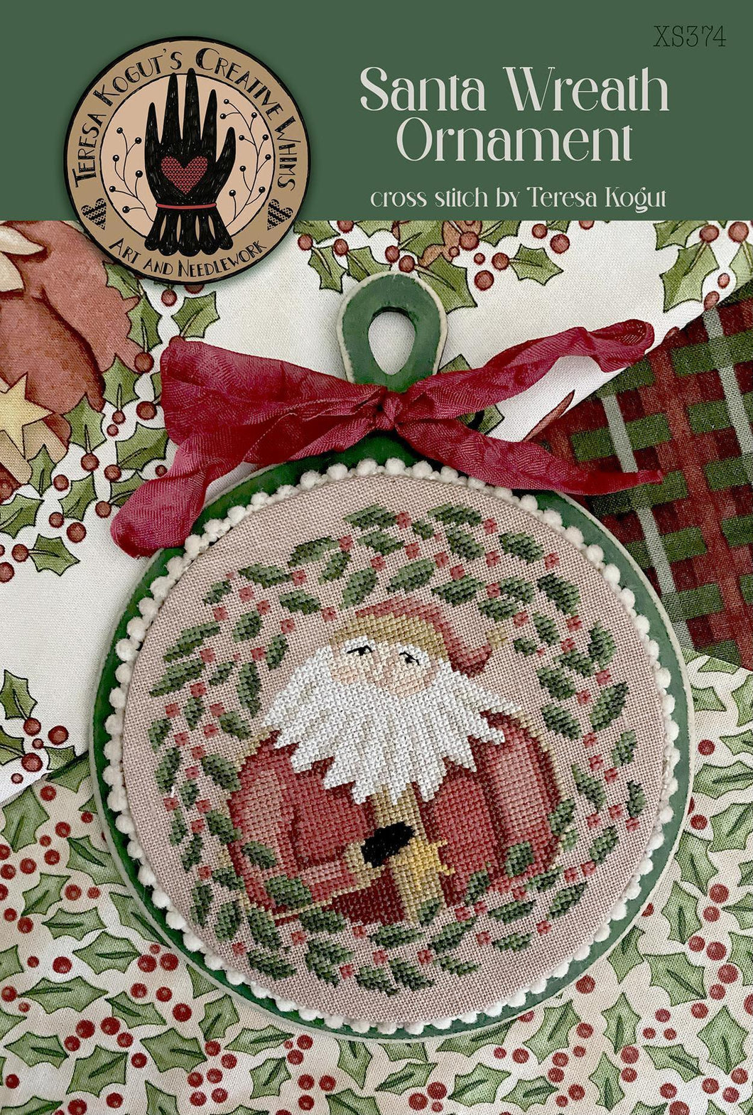 Teresa Kogut NEW Releases Sweet Moon/Santa Wreath Ornament/Holiday Stroll Cross Stitch Patterns Pre Order