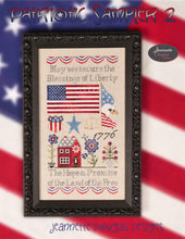 Load image into Gallery viewer, Jeanette Douglas PRE ORDER Patriotic Sampler 2 Cross Stitch Patterns