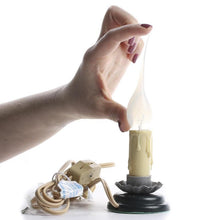 Load image into Gallery viewer, Primitive Electric Welcome Candle Lamp