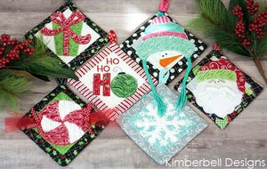 KIMBERBELL  THAT’S SEW CHENILLE: CHRISTMAS HOT PADS (MACHINE EMBROIDERY) Kimberbell