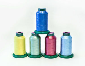 ISACORD POLYESTER THREAD 1000m "SUMMER KIT"  (5) SPOOLS Isacord