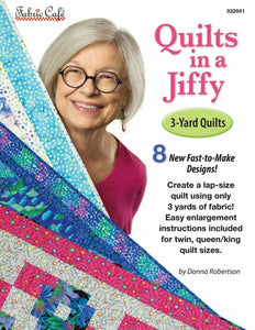 Fabric Cafe Quilts in a Jiffy 3 -Yard Quilts Pattern Book Stitch It Up VA