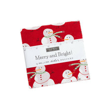 Load image into Gallery viewer, Merry and Bright Charm Pack Fabric 5&quot; squares by Moda Fabrics Moda Fabrics