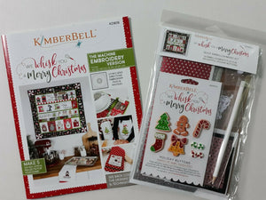 We Whisk You a Merry Christmas ME CD & Embellishment Kit (SOLD TOGETHER) Stitch It Up VA
