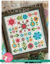 Load image into Gallery viewer, Flea Market Flowers Cross Stitch Pattern by Lori Holt w/DMC Threads DMC