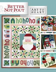 Sewing Project Holiday Book "Better Not Pout "by Art To Heart Art To Heart