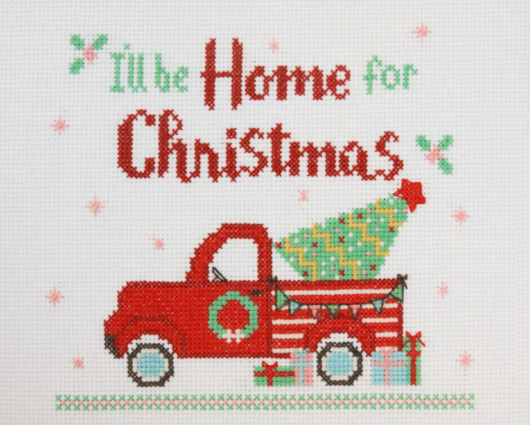 I'll Be Home For Christmas Cross Stitch Pattern by Beverly McCullough Beverly McCullough