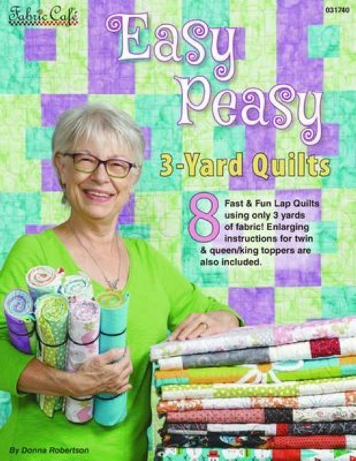 Fabric Cafe Easy Peasy 3-Yard Quilts Pattern Book Fabric Cafe