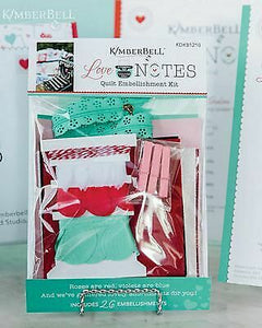 Love Notes Embellishment Kit by Kimberbell Designs Kimberbell