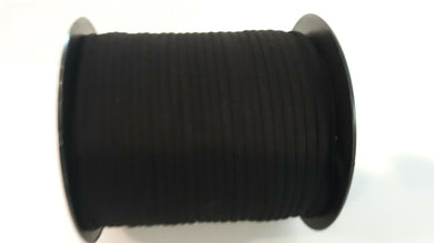Black Ganel Banded Stretch Elastic 1/6