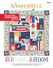 Load image into Gallery viewer, RED, WHITE &amp; BLOOM ME CD by Kimberbell Kimberbell