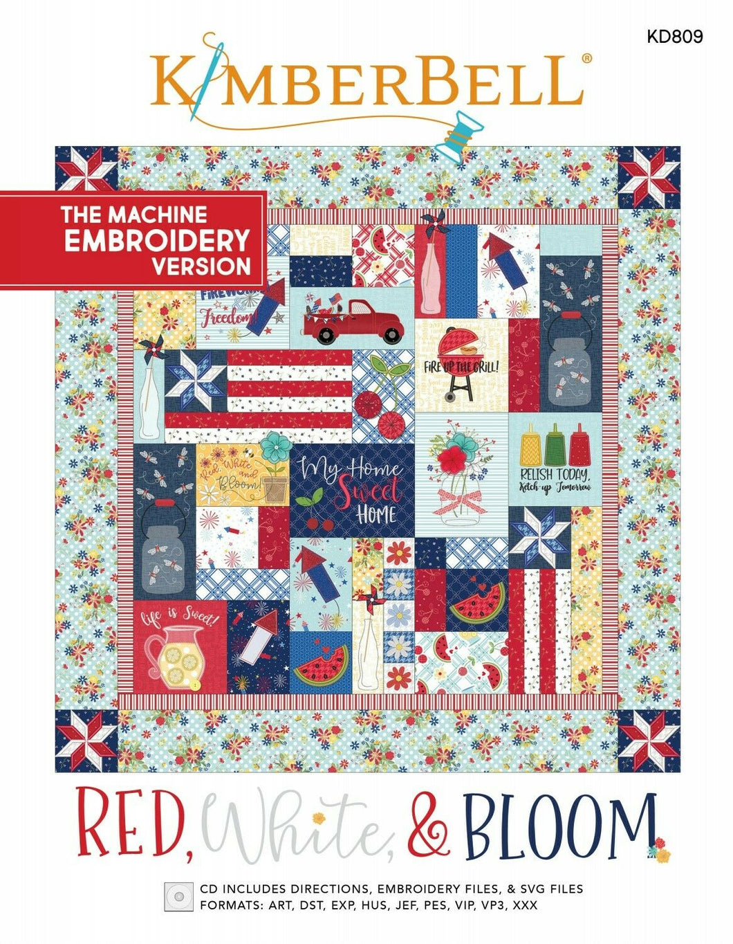 RED, WHITE & BLOOM ME CD by Kimberbell Kimberbell