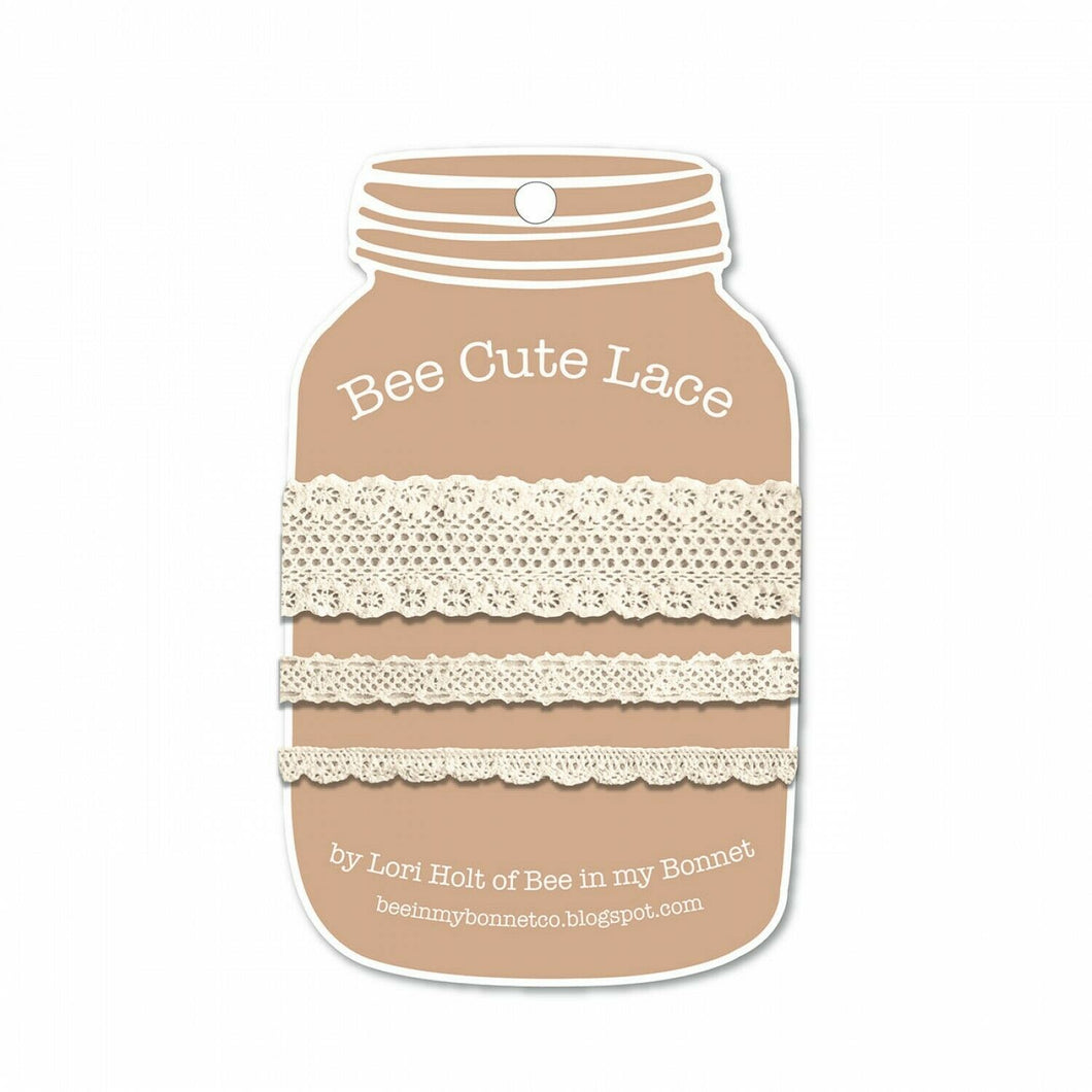 Bee Cute Lace by Lori Holt Choose From Natural or Color Riley Blake