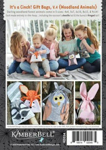 IT'S A CINCH GIFT BAGS VOLUME 4 WOODLAND ANIMALS ME CD by Kimberbell Kimberbell