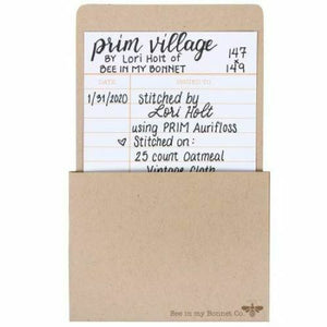 Cross Stitch Label Pack(Library Card) by Lori Holt Lori Holt