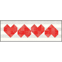 Load image into Gallery viewer, ARROW HEART QUILT and TABLE RUNNER PATTERN by Sandy Gervais Stitch It Up VA