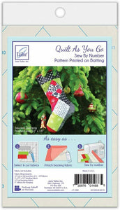 Quilt As You Go Holiday Stockings Sew By Number by June Tailor June Tailor
