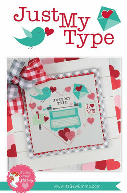 JUST MY TYPE CROSS STITCH PATTERN by It's Sew Emma It's Sew Emma