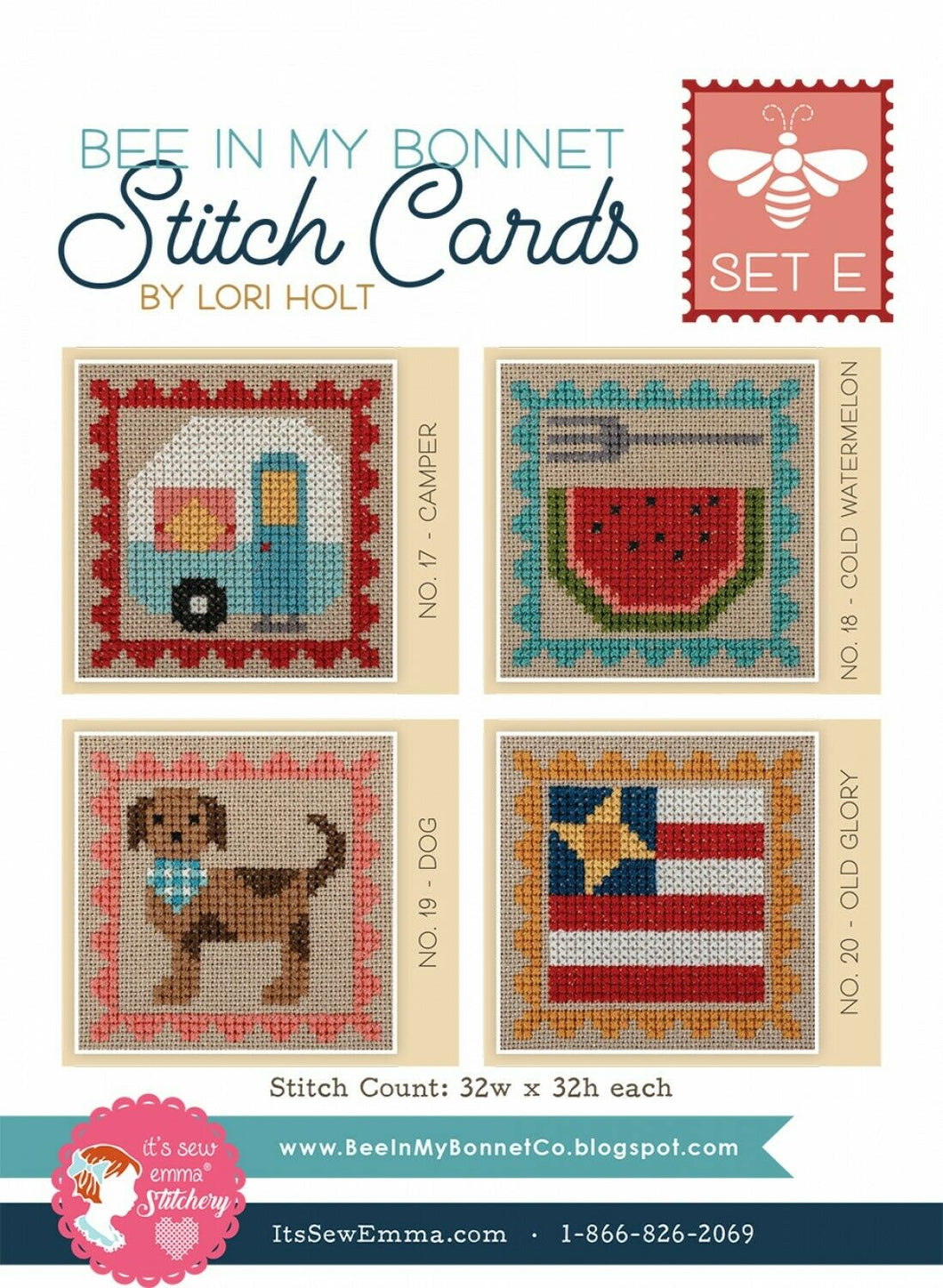 Stitch Cards by Lori Holt Set E, F G & H Lori Holt