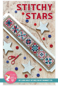 Stitchy Stars Cross Stitch Pattern by Lori Holt of Bee in my Bonnet It's Sew Emma
