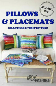 PILLOWS & PLACEMATS PATTERN by RJ Designs Unbranded