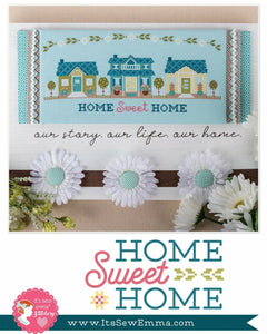 Home Sweet Home Cross Stitch Pattern ONLY by It's Sew Emma It's Sew Emma