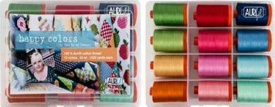 LORI HOLT HAPPY COLORS AURIFIL COTTON THREAD KIT Aurifil