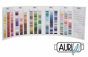 Aurifil Cotton Thread  Color Card Chart Real Threads Aurifil