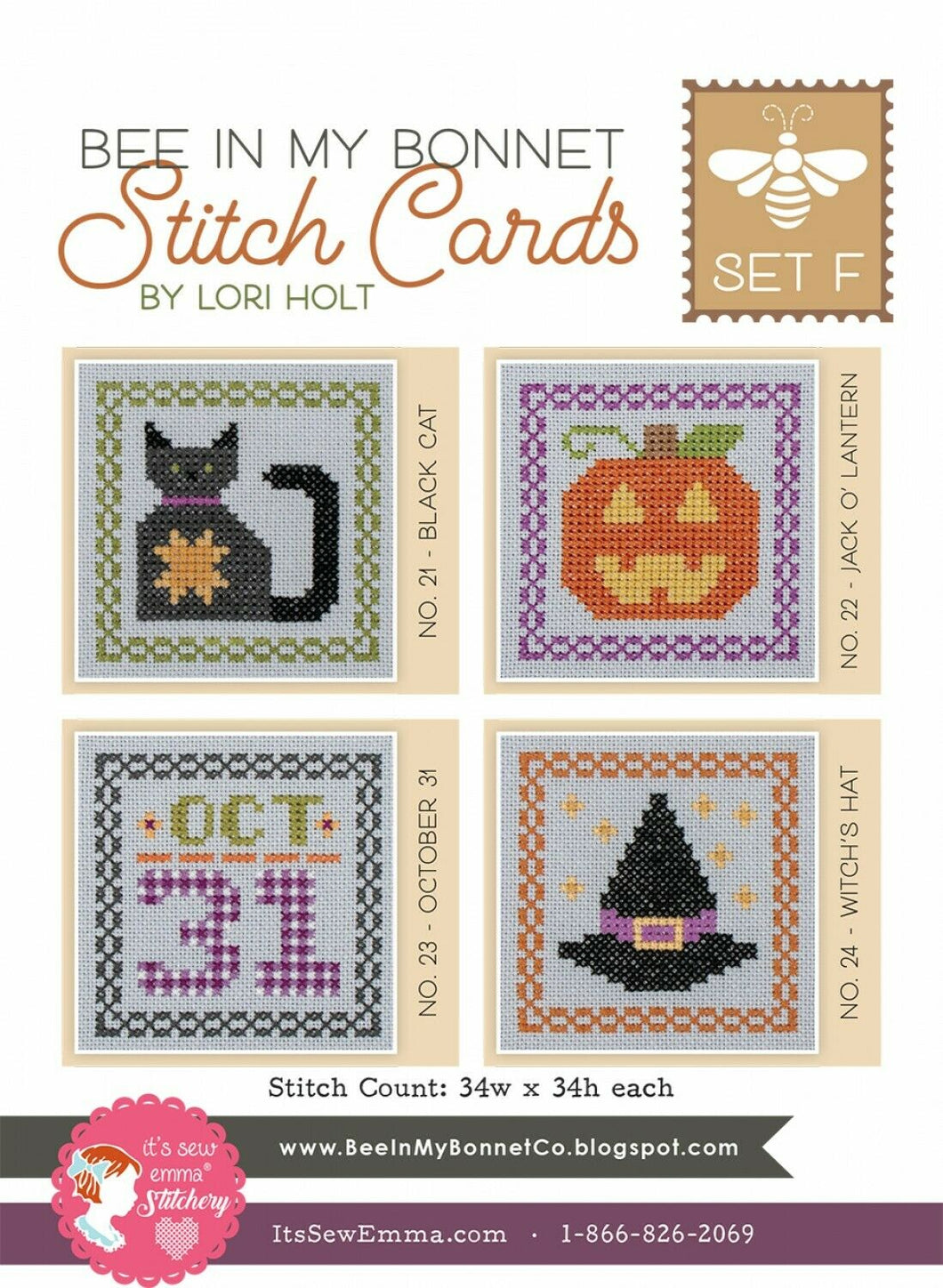 Stitch Cards Set F by Lori Holt Bee in my Bonnet