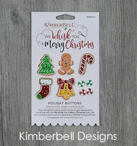 WE WHISK YOU A MERRY CHRISTMAS "HOLIDAY BUTTONS" by KIMBERBELL Kimberbell