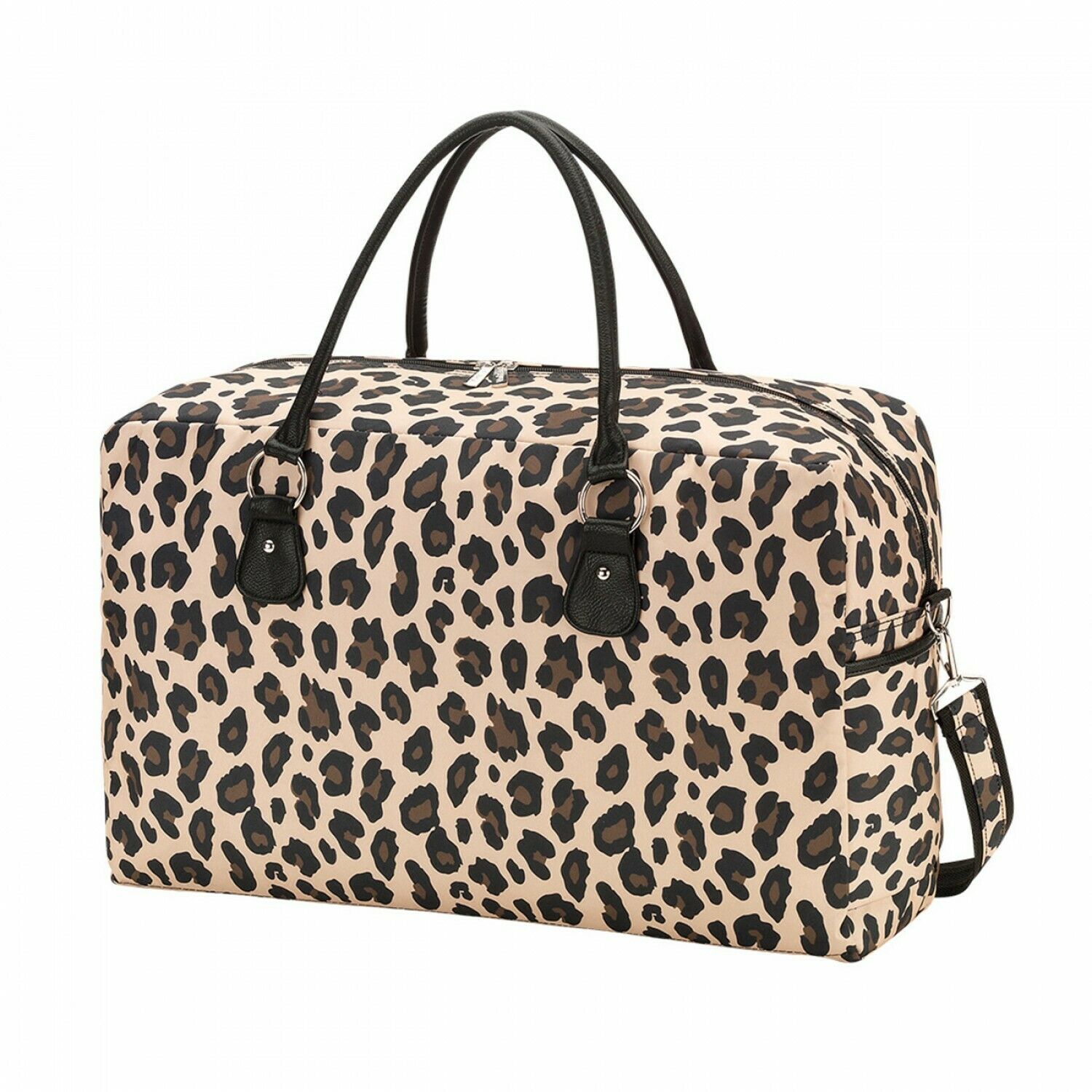 Viv & Lou Natural Leopard Travel Bag - Thumbnail 2