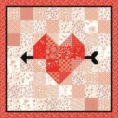 ARROW HEART QUILT and TABLE RUNNER PATTERN by Sandy Gervais Stitch It Up VA